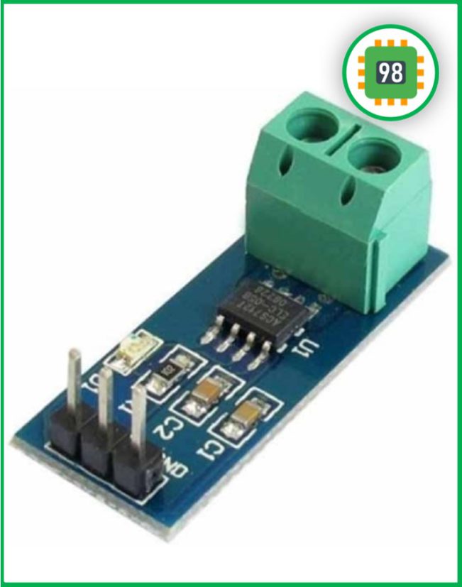 ماژول اندازه گیری جریان 20آمپر با تراشه ACS712