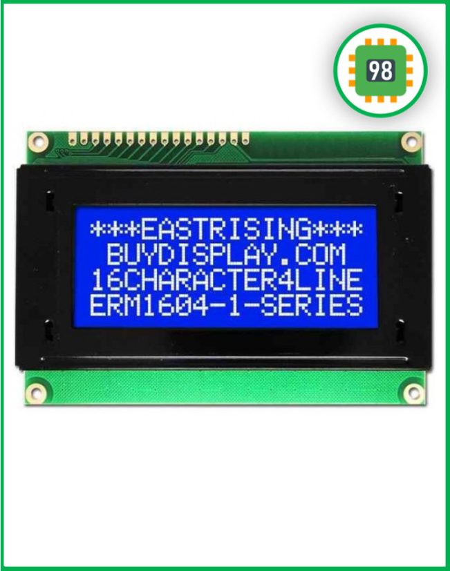 LCD کاراکتری مدل 16x4 با Backlighting آبی