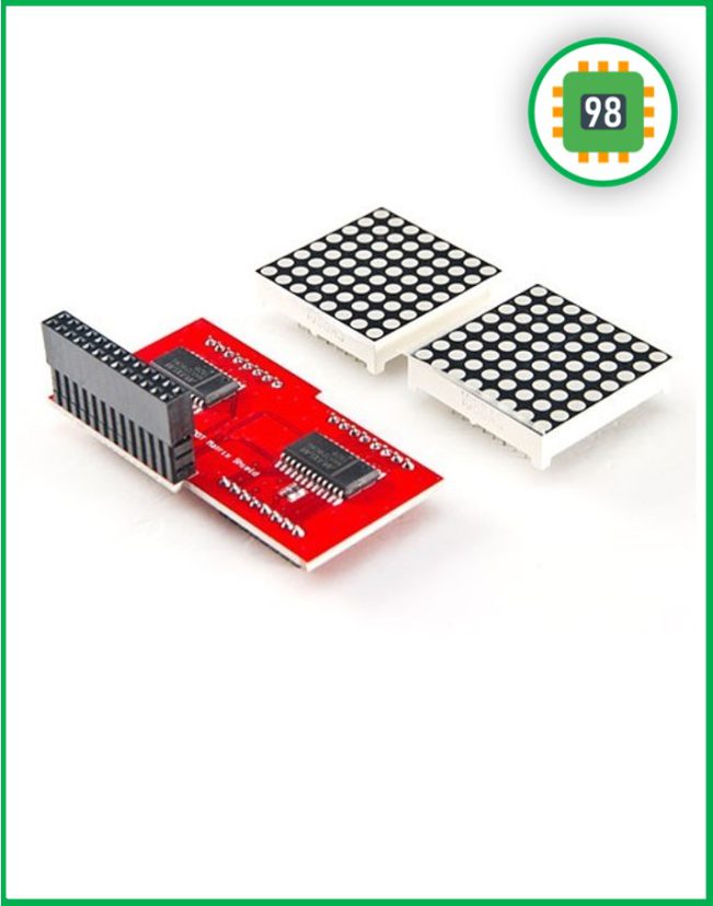 شیلد دات ماتریس Raspberry Pi مدل MAX7219