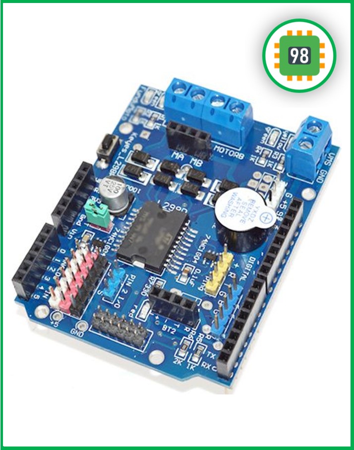 L298-Motor-Driver-Shield