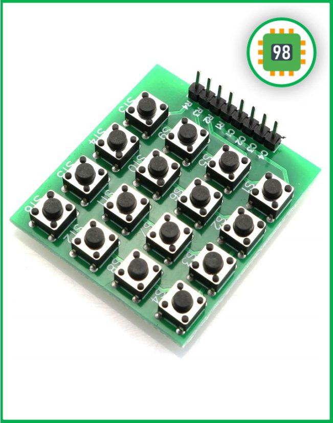 ماژول صفحه کلید ماتریسی 4*4
