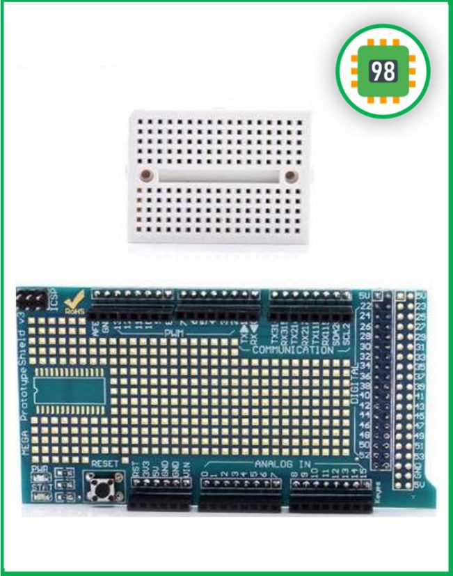 شیلد پروتوتایپ آردوینو Mega2560 Prototyping Shield