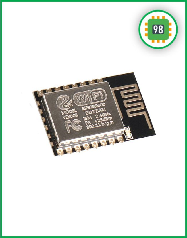ماژول وای فای ESP8266-12E با پشتیبانی از ارتباط سریال UART
