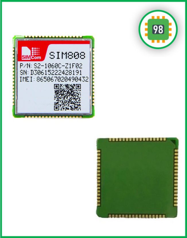 ماژول مخابراتی SIM808 با قابلیت GPS و بلوتوث