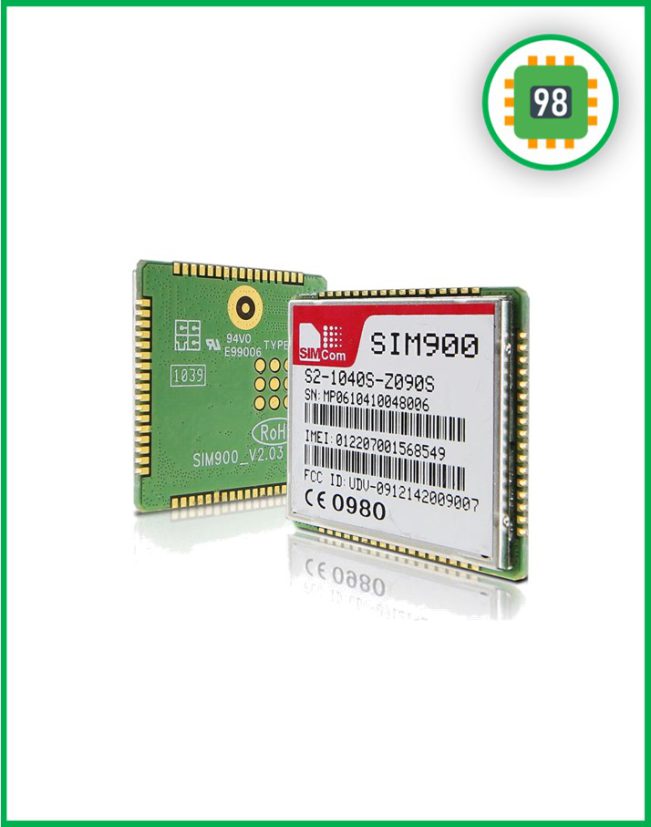 ماژول مخابراتی SIM900 جهت ارتباط با شبکه GSM و GPRS