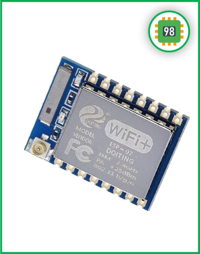 ماژول وای فای ESP8266-07 با سوکت آنتن IPX
