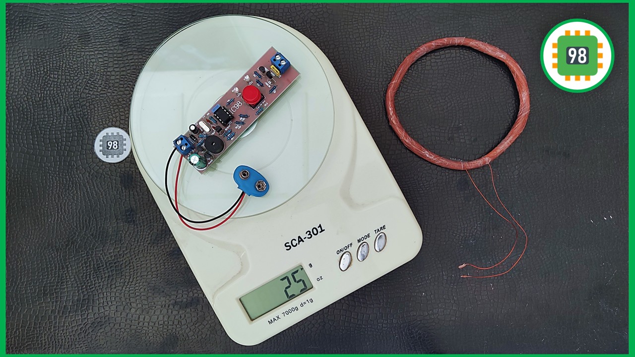 چرا کیت فلزیاب پین پوینتر آی سی98