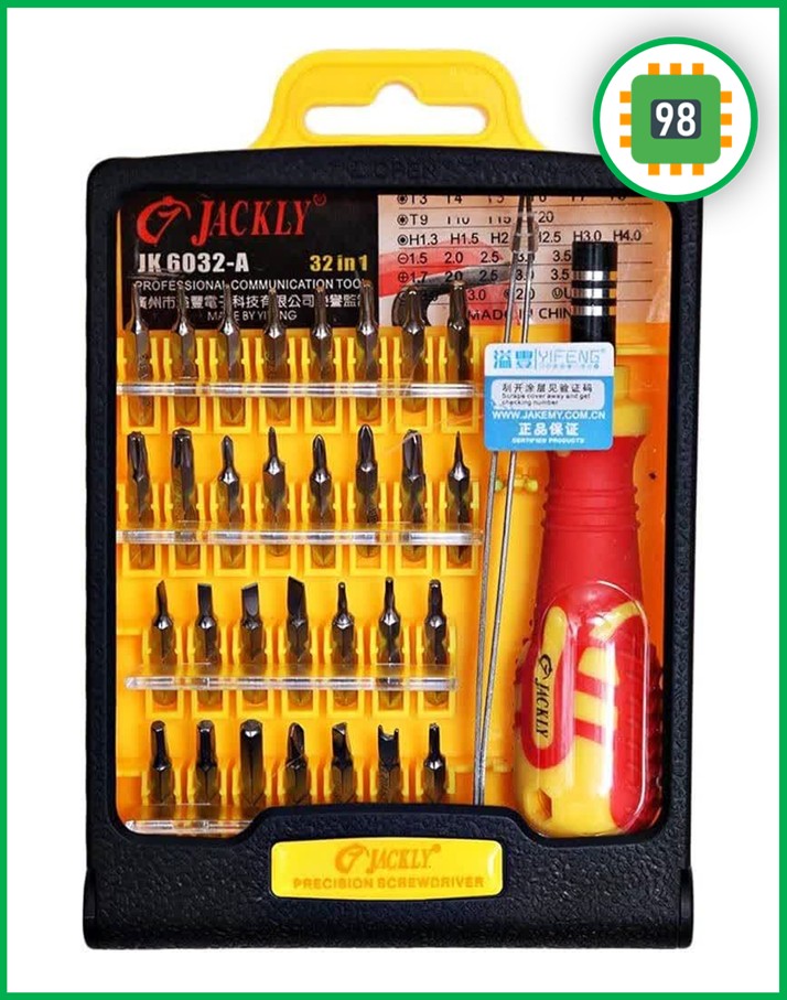 ست پیچ گوشتی 32 عددی جکمی مدل JK-6032A ست پیچ گوشتی 32 عددی جکمی مدل JK-6032A