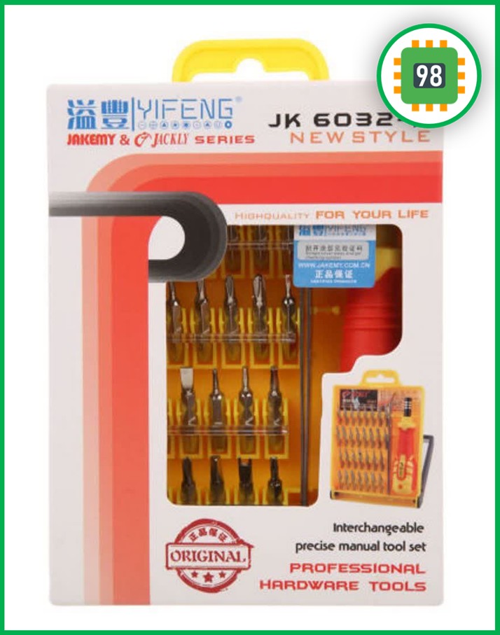 ست پیچ گوشتی 32 عددی مدل Jakemy JK-6032A ست پیچ گوشتی 32 عددی مدل Jakemy JK-6032A