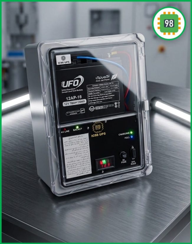 یو پی اس 1kVA آی سی98 با خروجی سینوسی کامل
